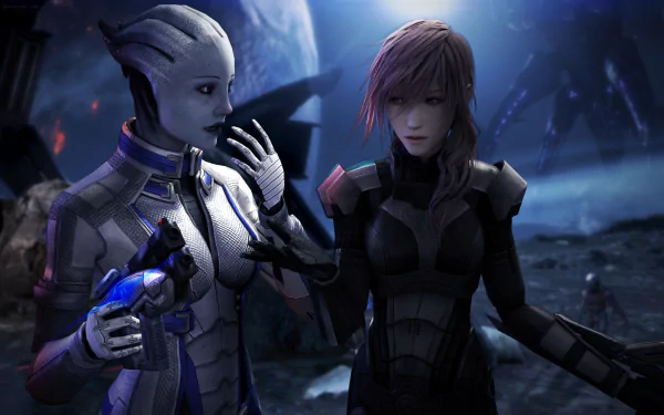 Liara T'Soni video game Mass Effect HD Desktop Wallpaper | Background Image