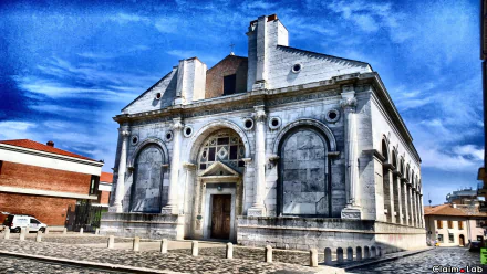 Rimini Italy religious Tempio Malatestiano HD Desktop Wallpaper | Background Image