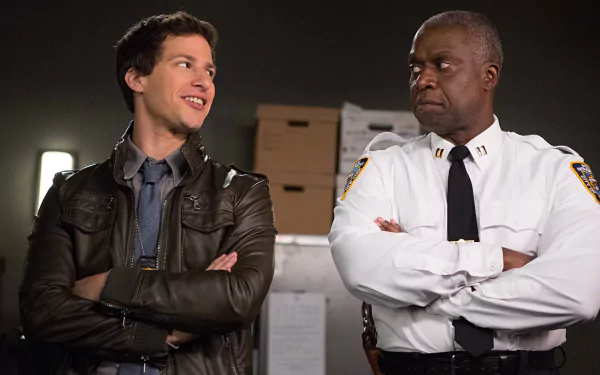 Raymond Holt Jake Peralta TV Show Brooklyn Nine-Nine HD Desktop Wallpaper | Background Image