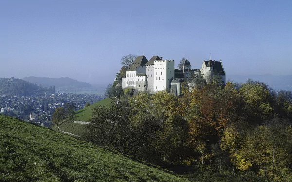 man made Lenzburg Castle HD Desktop Wallpaper | Background Image