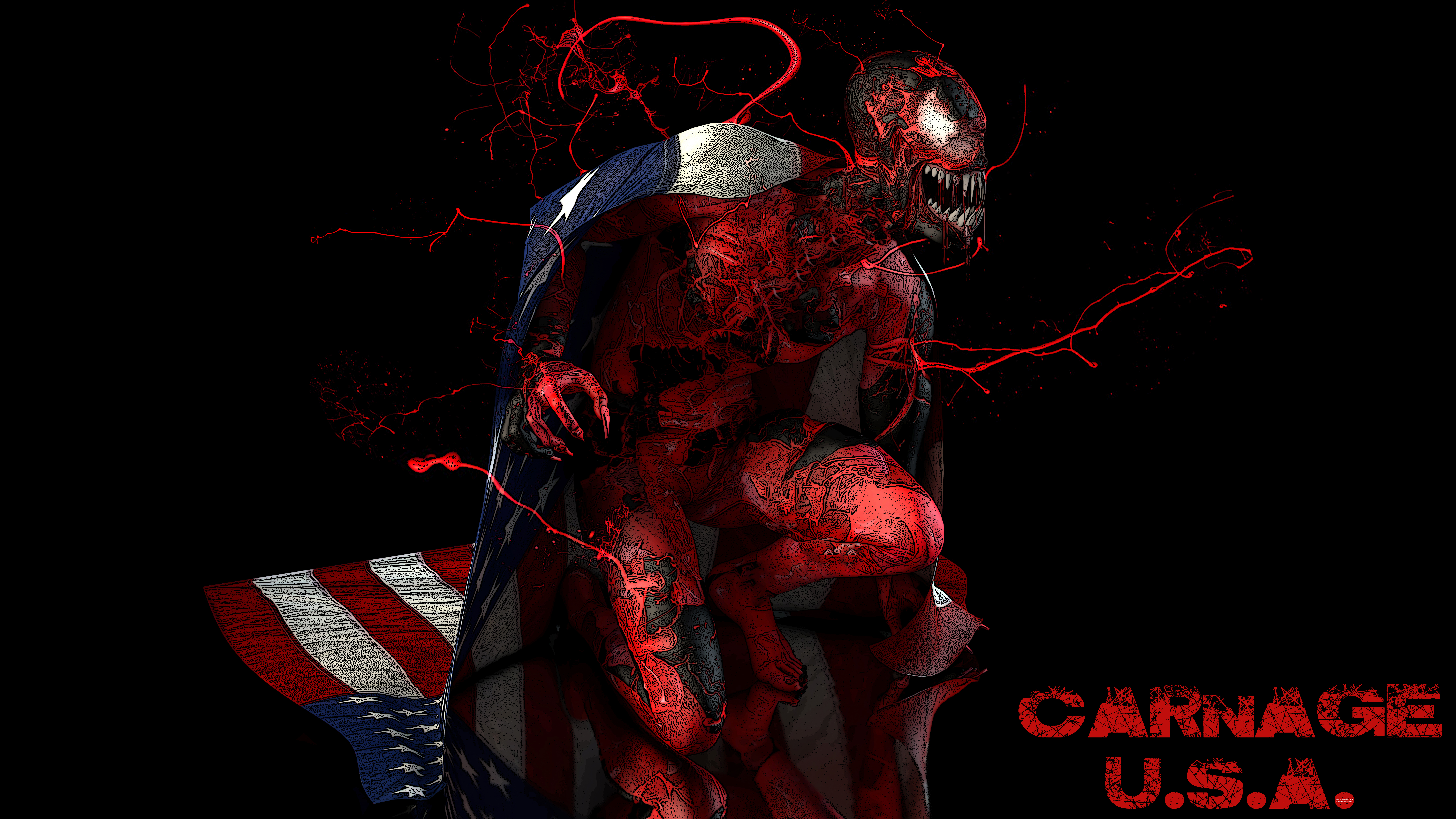Comics Carnage U.S.A. HD Wallpaper | Background Image