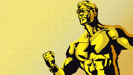 Comic Booster Gold HD Desktop Wallpaper | Background Image