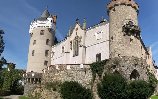 Man Made Zleby Castle Castles Czech Republic HD Wallpaper | Background Image