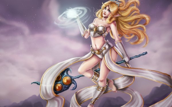 Video Game League Of Legends Janna HD Wallpaper | Background Image