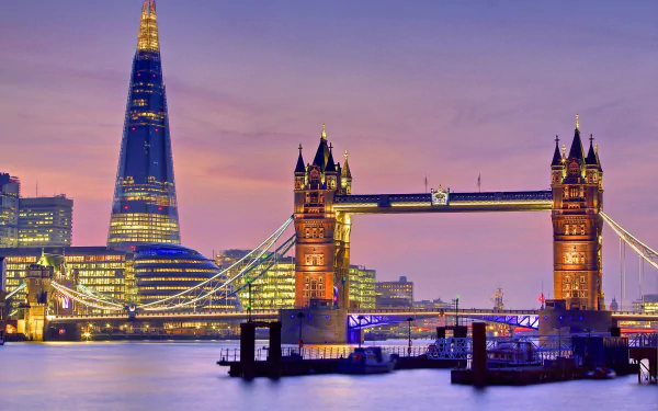 man made Tower Bridge HD Desktop Wallpaper | Background Image