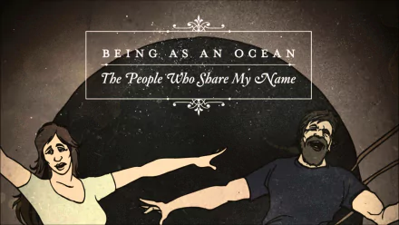 HD desktop wallpaper featuring artwork for Being As An Ocean's The People Who Share My Name.