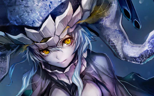 An HD desktop wallpaper featuring a Wo-Class character from Kantai Collection, showcasing intricate details and a striking color palette in an anime style.