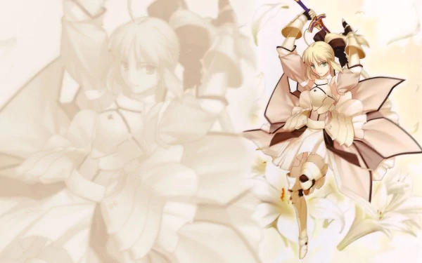 Saber Lily Anime Fate/Stay Night HD Desktop Wallpaper | Background Image