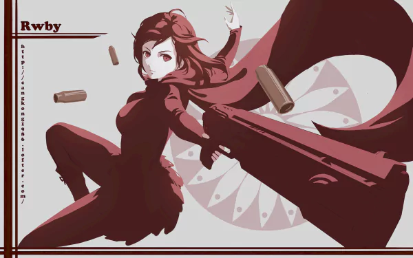 cape Ruby Rose (RWBY) bullet gun Anime RWBY HD Desktop Wallpaper | Background Image