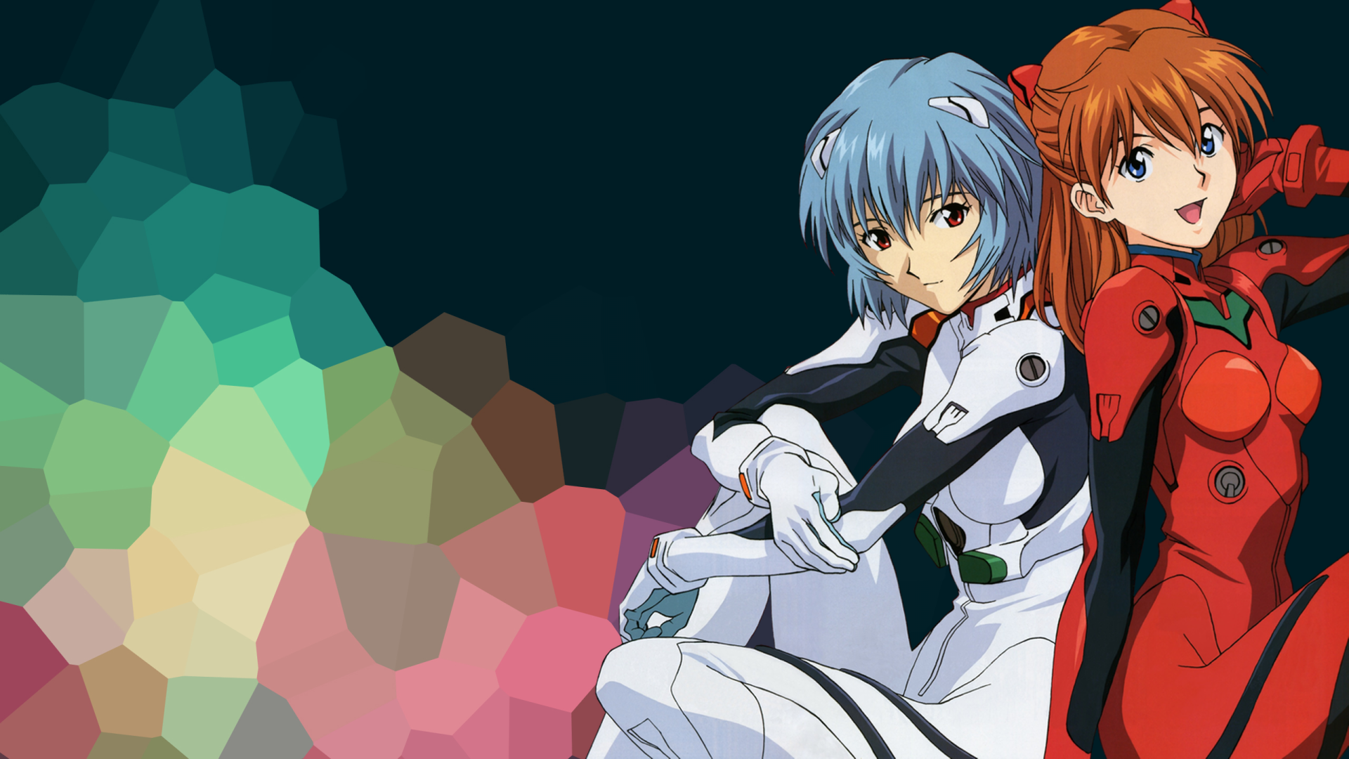 Download Asuka Langley Sohryu Rei Ayanami Anime Neon Genesis Evangelion