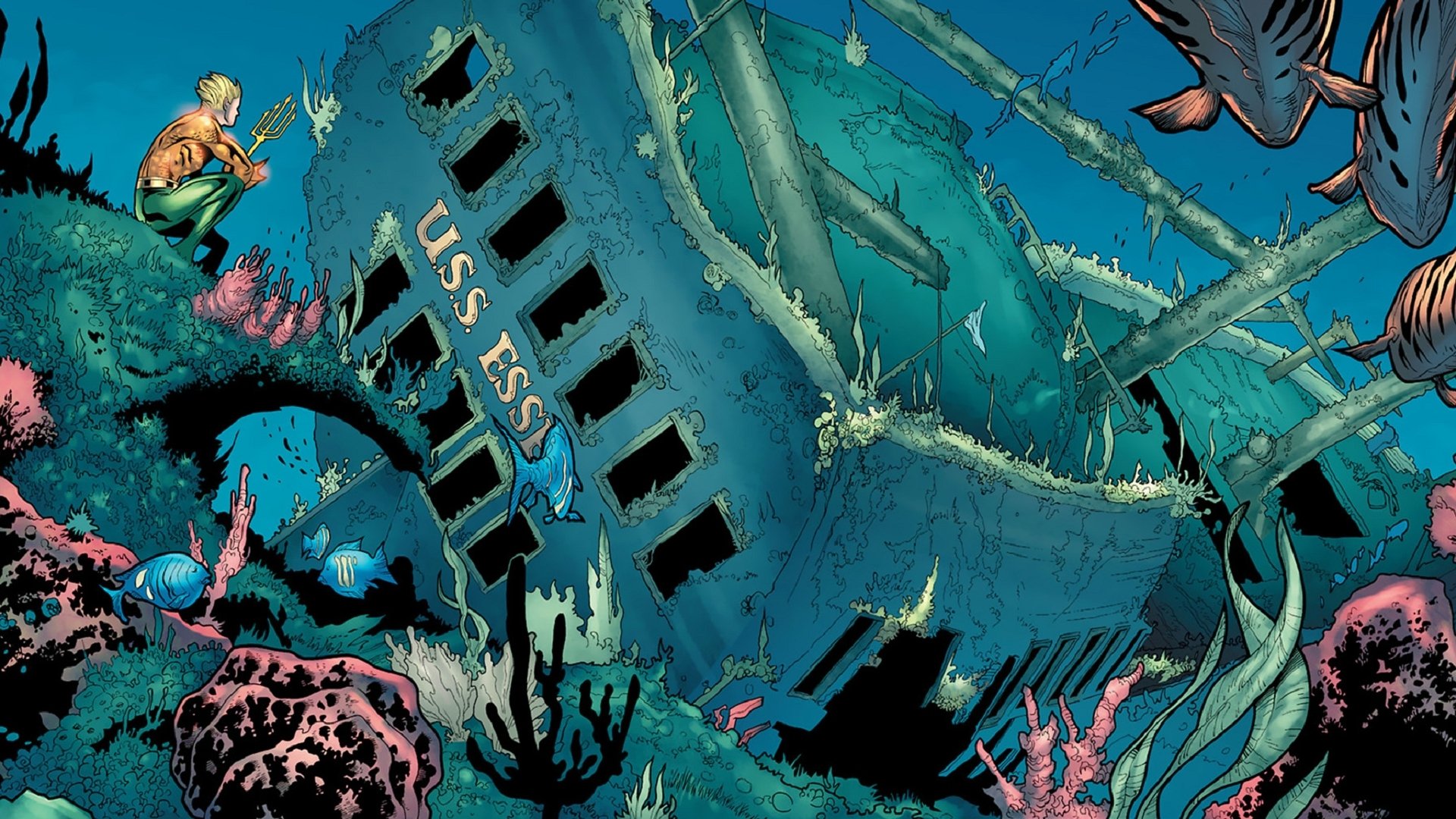 Download Comic Aquaman HD Wallpaper