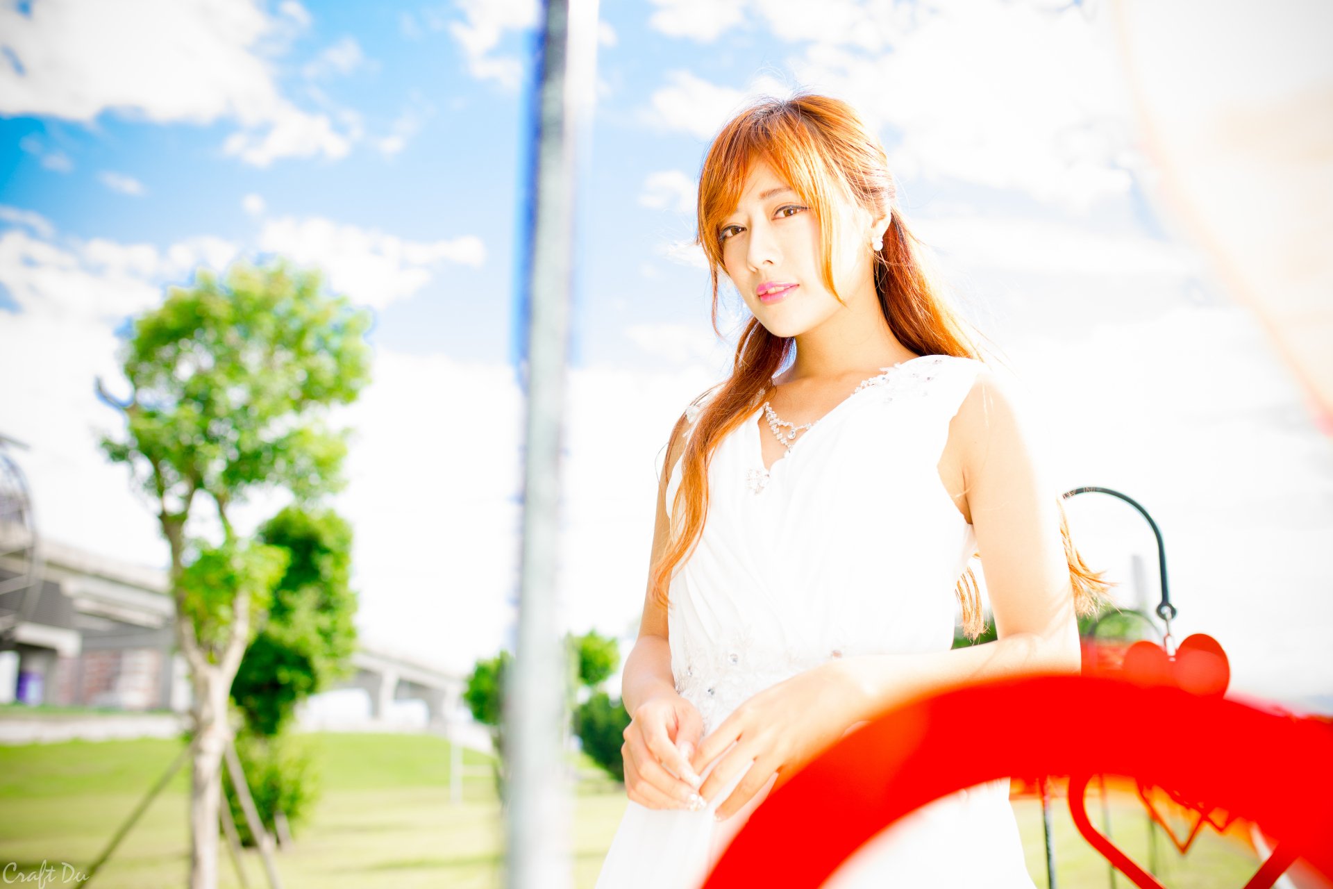 Download Sky Taiwanese Asian Model Woman Xiao Xi 4k Ultra HD Wallpaper by Craft Du