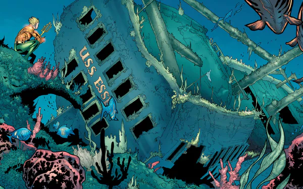 Comic Aquaman HD Desktop Wallpaper | Background Image