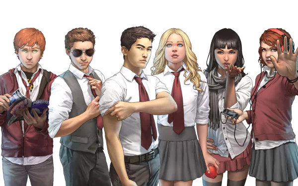 Comic morning glory HD Desktop Wallpaper | Background Image