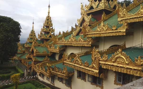 yangon Myanmar religious Shwedagon Pagoda HD Desktop Wallpaper | Background Image
