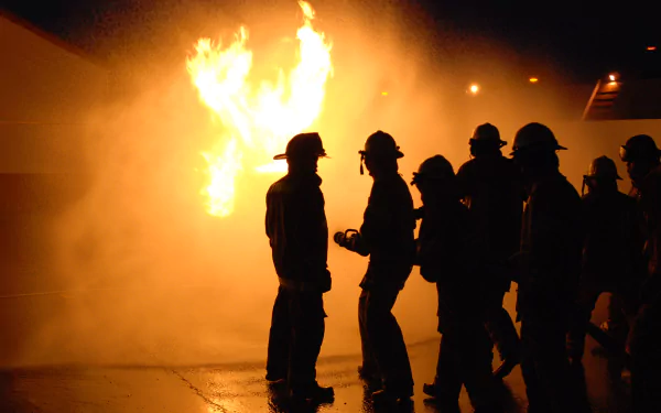 man firefighter HD Desktop Wallpaper | Background Image