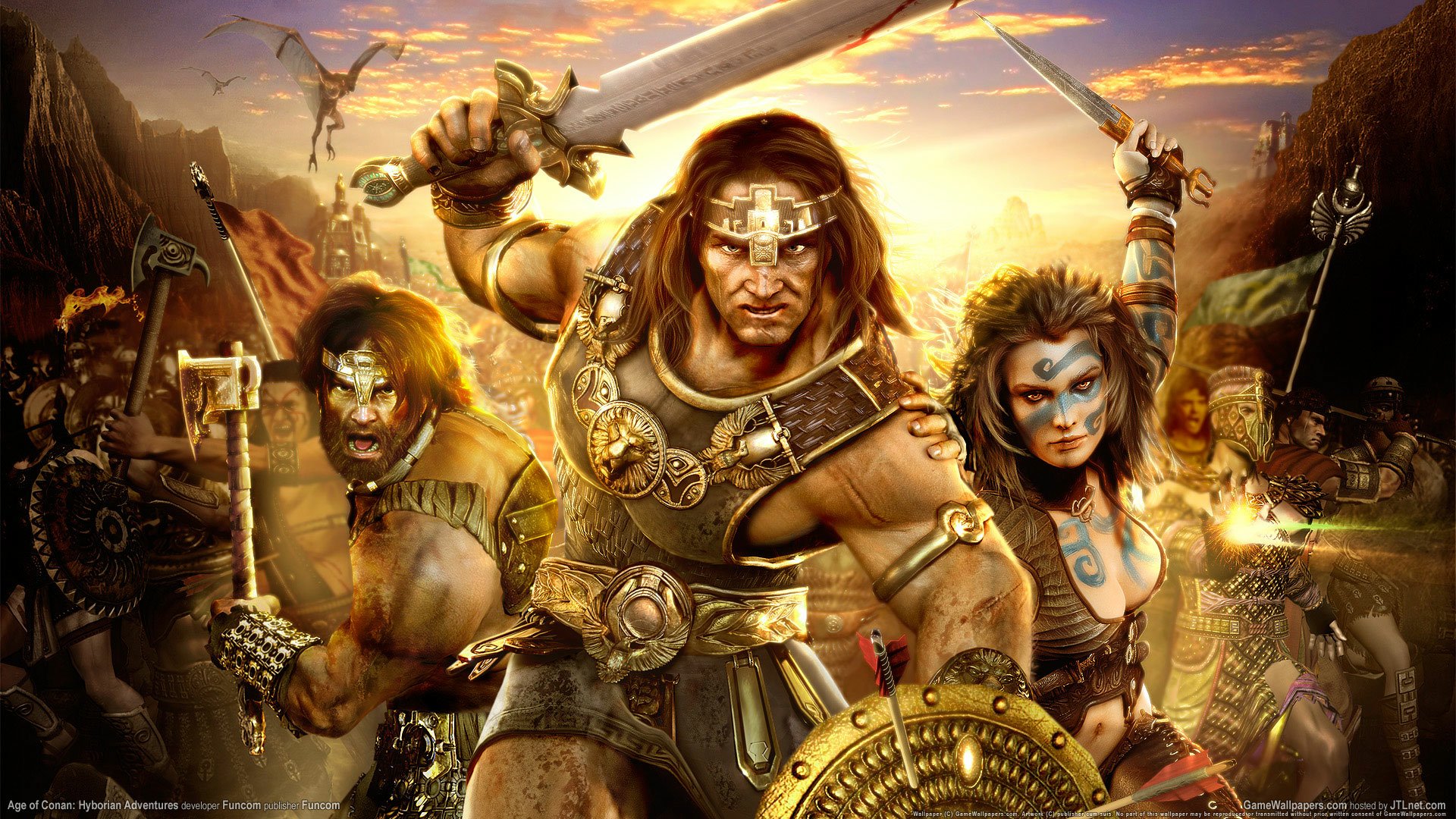 Download Video Game Age Of Conan: Hyborian Adventures HD Wallpaper
