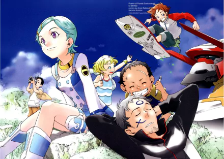 Anime Eureka Seven HD Desktop Wallpaper | Background Image