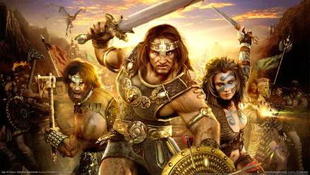 video game age of conan: hyborian adventures HD Desktop Wallpaper | Background Image
