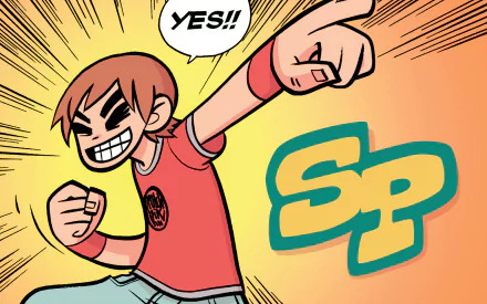 Comic Scott Pilgrim HD Desktop Wallpaper | Background Image