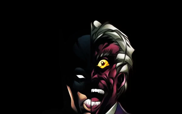 Two-Face Comic Batman HD Desktop Wallpaper | Background Image