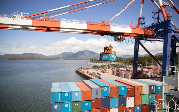 man made Container terminal HD Desktop Wallpaper | Background Image