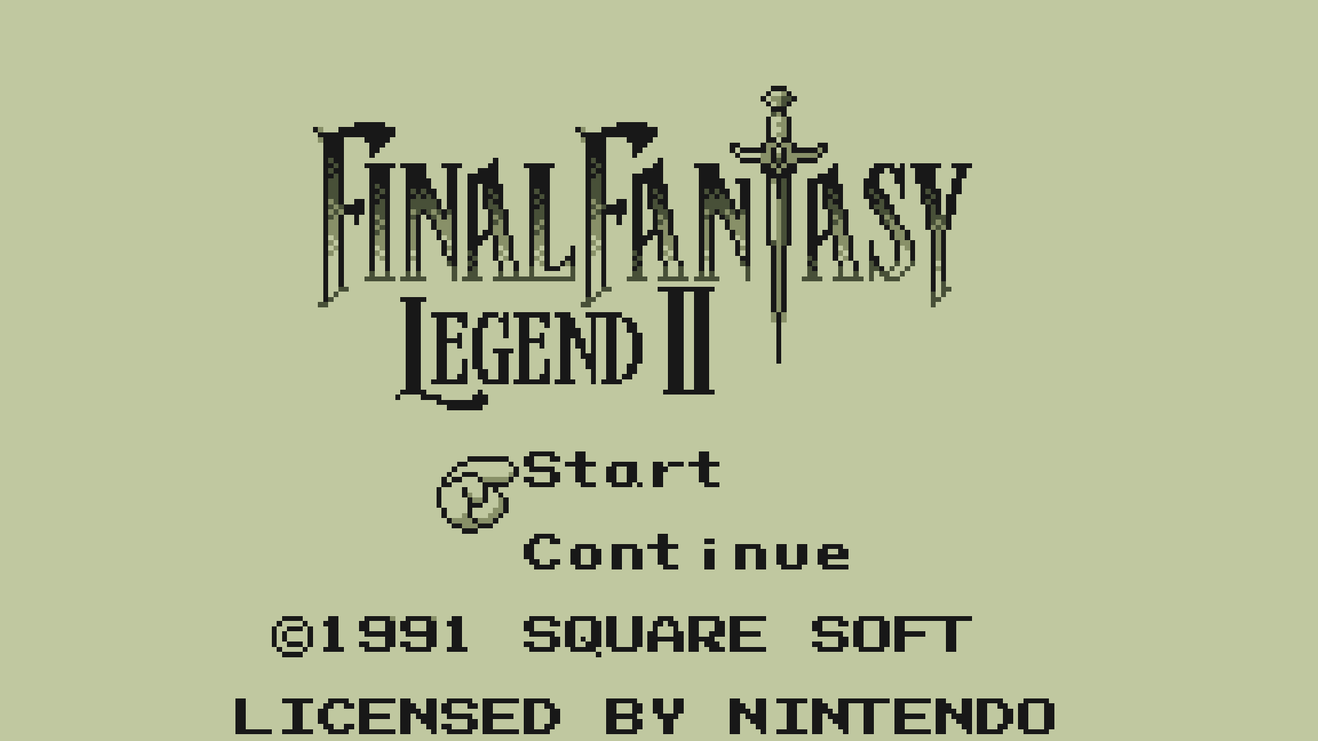Download Video Game Final Fantasy Legend II HD Wallpaper