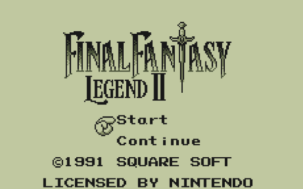 Video Game final fantasy legend II Final Fantasy HD Wallpaper | Background Image
