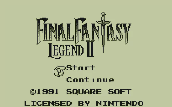 video game final fantasy legend II HD Desktop Wallpaper | Background Image
