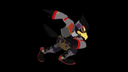 Falco Lombardi minimalist Super Smash Bros. Nintendo video game Super Smash Bros. for Nintendo 3DS and Wii U Minimalist Gaming HD Desktop Wallpaper | Background Image