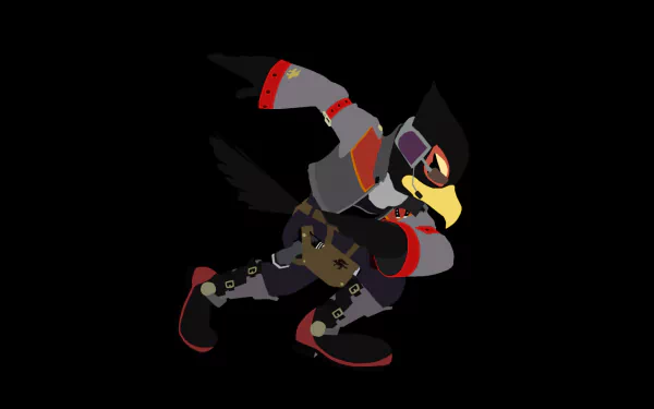 Falco Lombardi minimalist Super Smash Bros. Nintendo video game Super Smash Bros. for Nintendo 3DS and Wii U Minimalist Gaming HD Desktop Wallpaper | Background Image