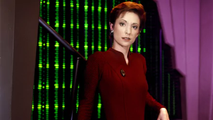 Nana Visitor Kira Nerys TV Show Star Trek Deep Space Nine HD Desktop Wallpaper | Background Image