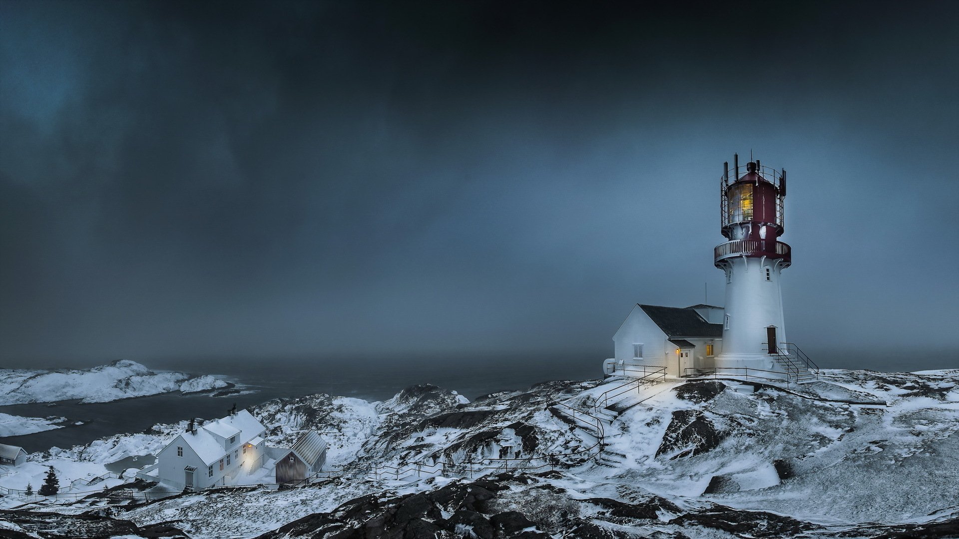 Download Man Made Lighthouse HD Wallpaper by Tore Heggelund | 1920x1080 ...