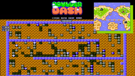 video game Boulder Dash HD Desktop Wallpaper | Background Image