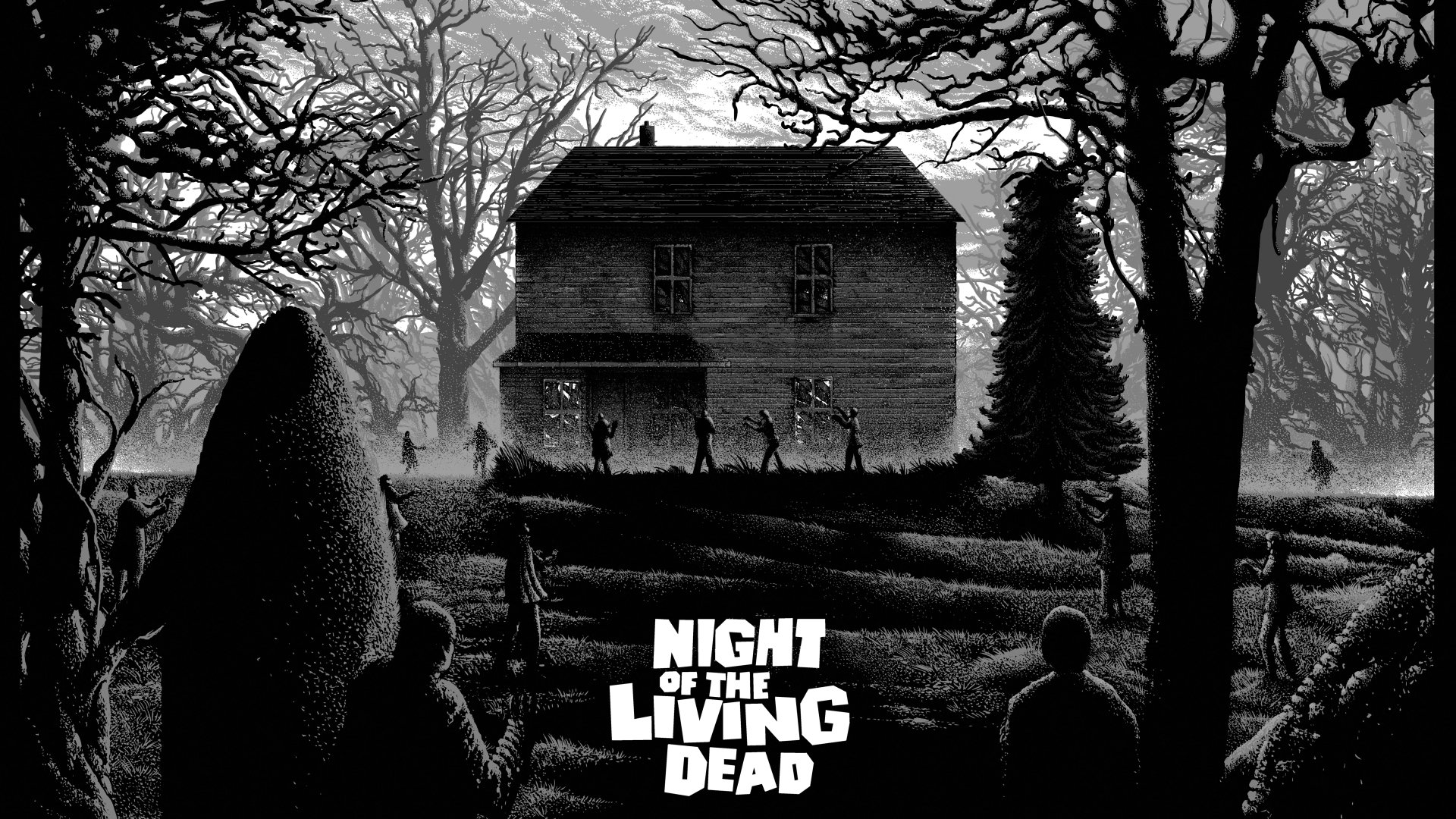 Movie Night Of The Living Dead 4K Ultra Hd Wallpaper