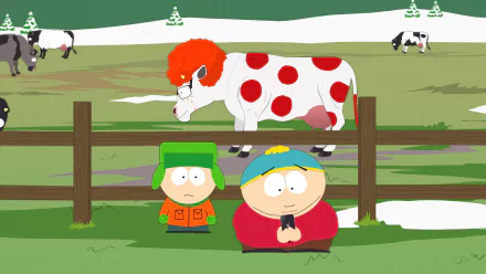 cow Kyle Broflovski Eric Cartman TV Show South Park HD Desktop Wallpaper | Background Image