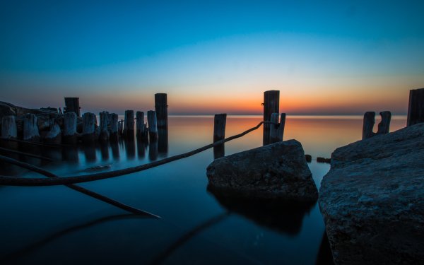 Man Made Pier HD Wallpaper | Background Image