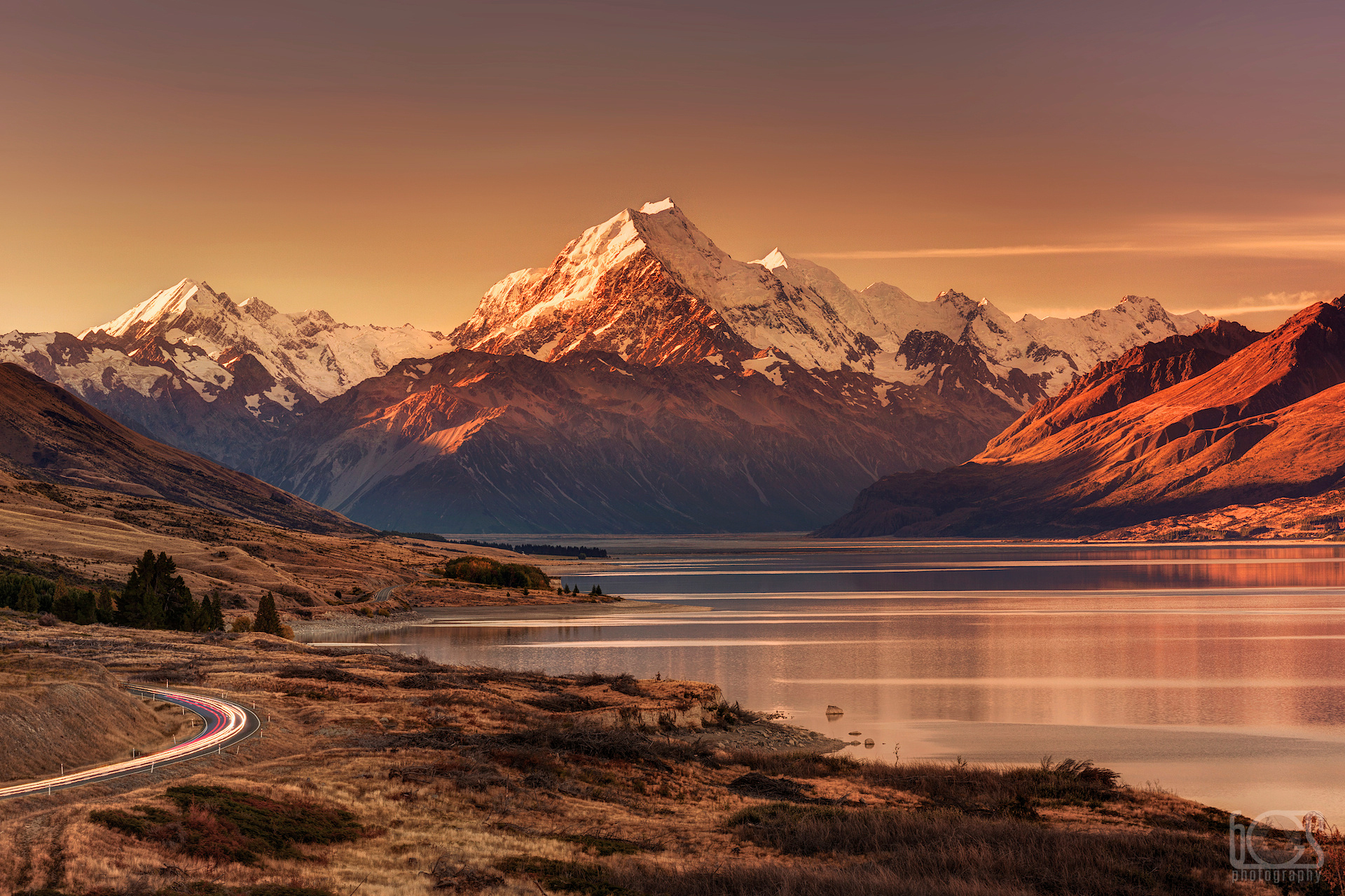 Sunset Serenity Aoraki Mount Cook HD Wallpaper By Benjamin Gs