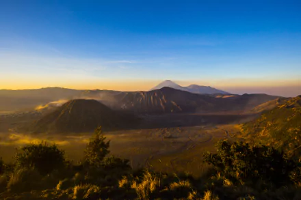 Indonesia Java (Indonesia) stratovolcano sunrise nature Mount Bromo HD Desktop Wallpaper | Background Image