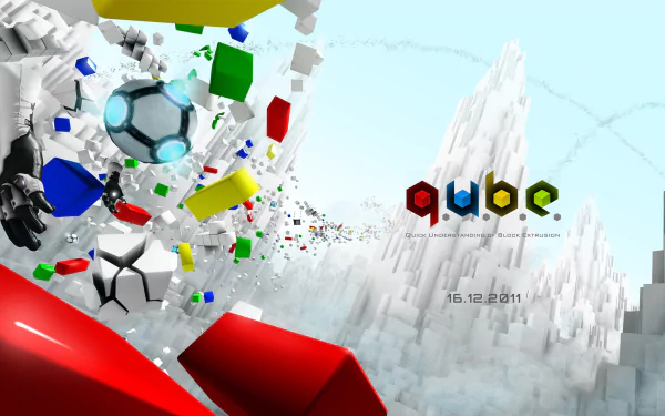 video game Q.U.B.E: Director's Cut HD Desktop Wallpaper | Background Image