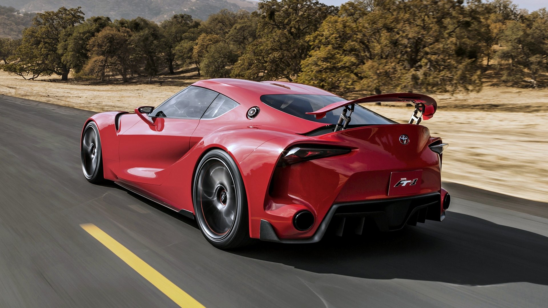 Toyota Supra ft1 Золотая