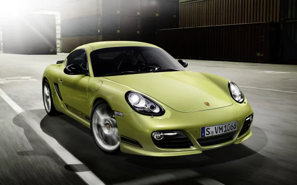 green car car Porsche Porsche Cayman vehicle Porsche Cayman R HD Desktop Wallpaper | Background Image