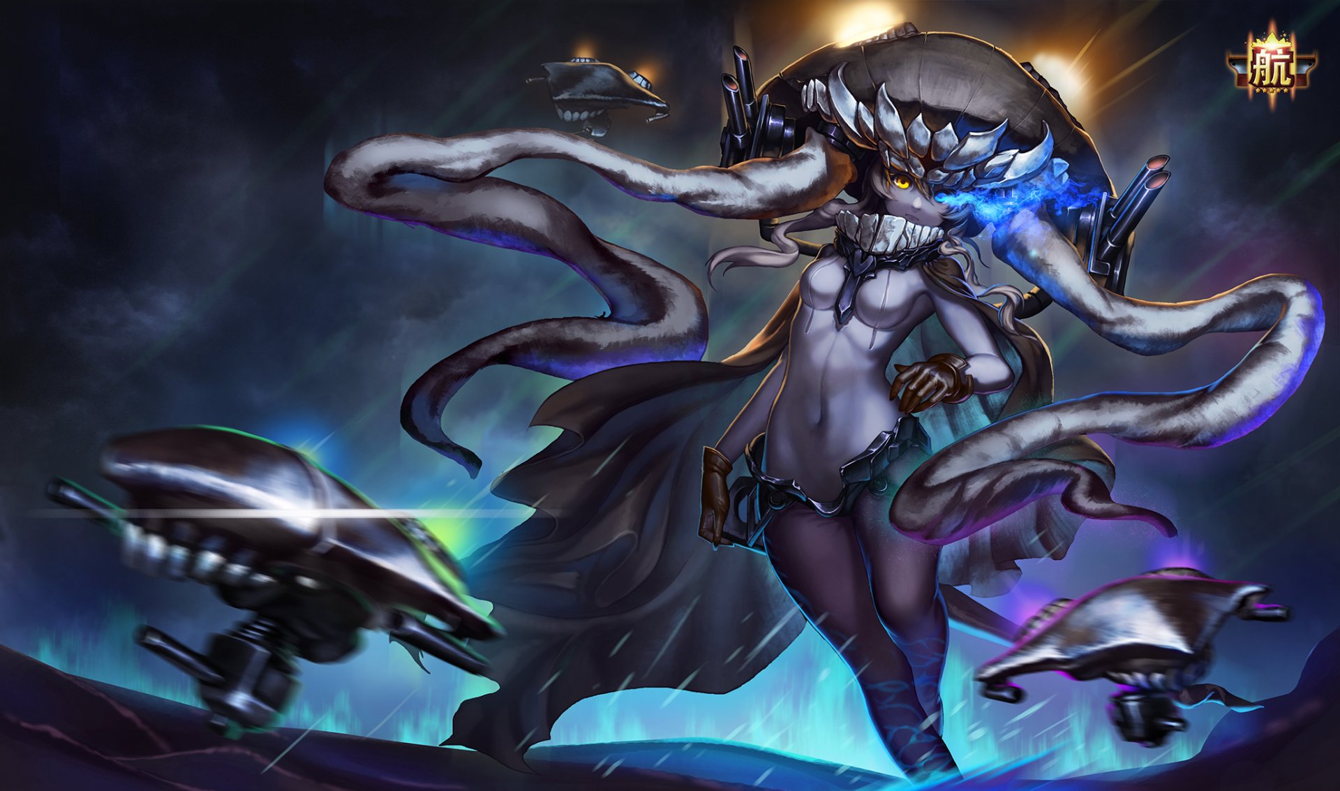 Download Wo-Class (Kancolle) Dark Anime Kantai Collection Dark Anime HD Wallpaper by MadYY