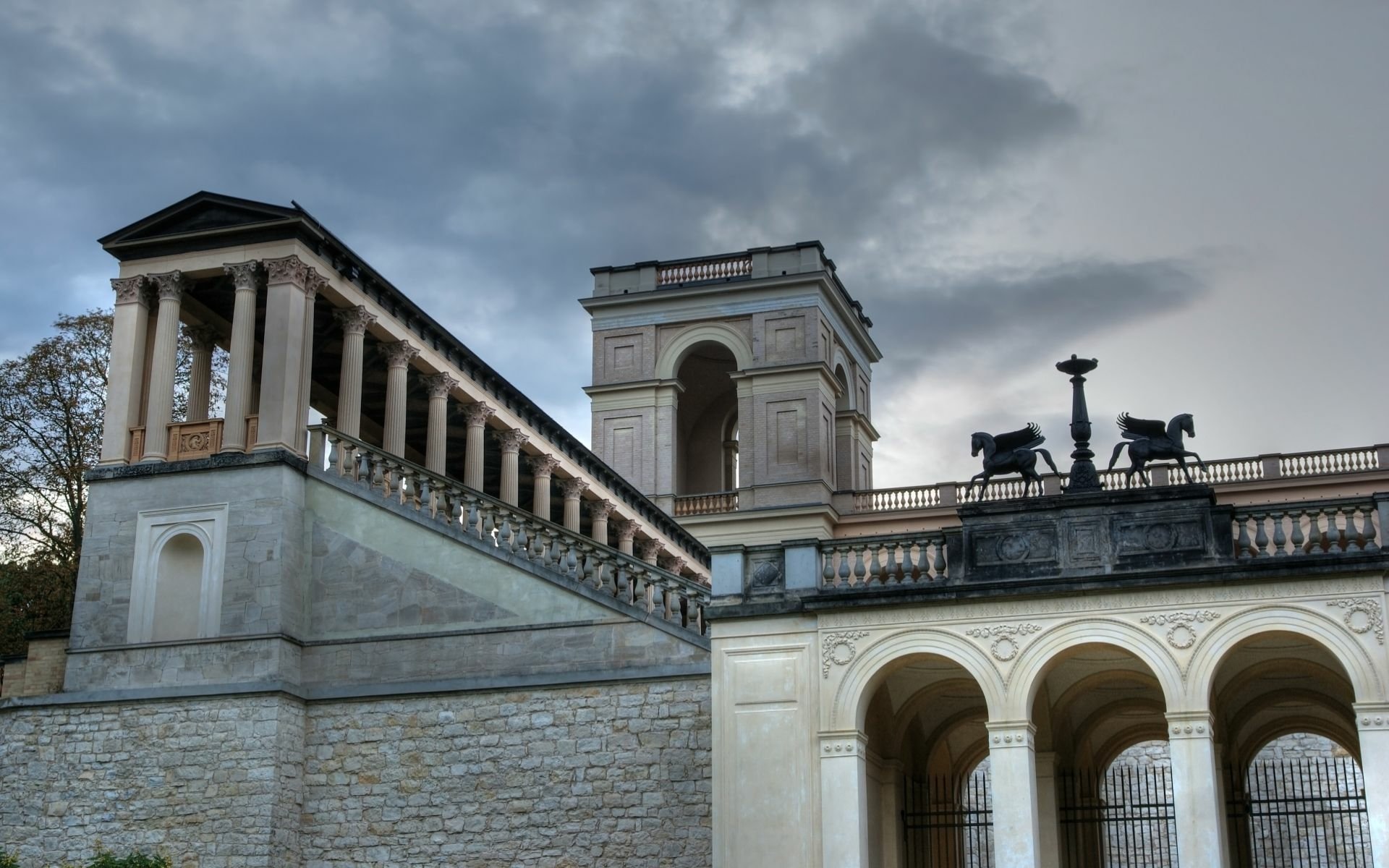 Download Man Made Belvedere On The Pfingstberg HD Wallpaper