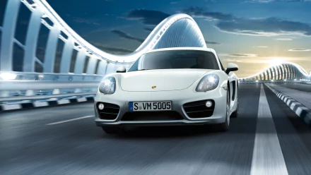 white car car Porsche Porsche Cayman vehicle Porsche Cayman S HD Desktop Wallpaper | Background Image
