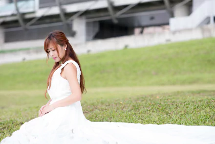 dress Taiwanese asian model woman Xiao Xi HD Desktop Wallpaper | Background Image