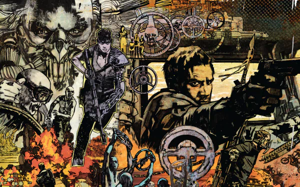 Immortan Joe Max Rockatansky Imperator Furiosa movie Mad Max: Fury Road HD Desktop Wallpaper | Background Image
