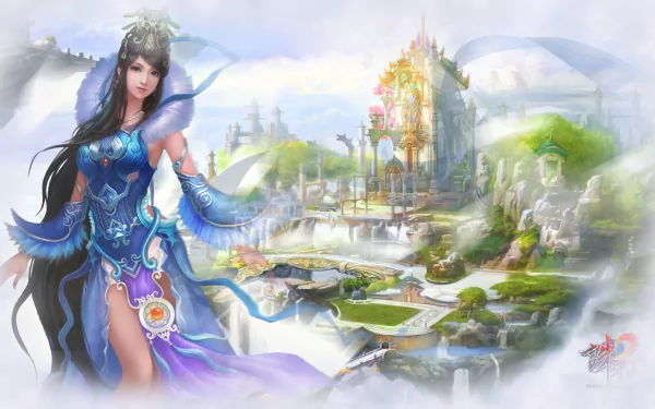 fantasy video game Jade Dynasty HD Desktop Wallpaper | Background Image