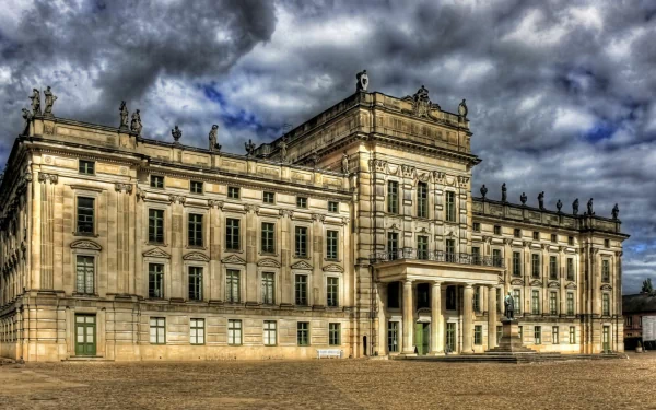 man made Ludwigslust Palace HD Desktop Wallpaper | Background Image