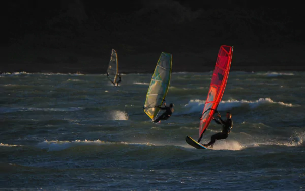 windsurfing Sports HD Desktop Wallpaper | Background Image